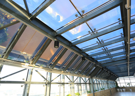 北京遠(yuǎn)洋FSS電動(dòng)天棚簾案例