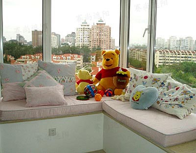 飄窗窗簾效果圖4