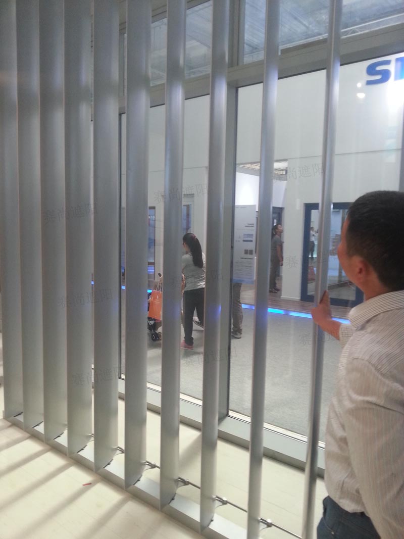 高碑店博覽會現場遮陽百葉