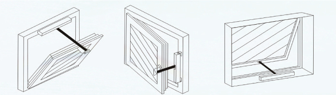 單鏈條開窗器結構示意圖