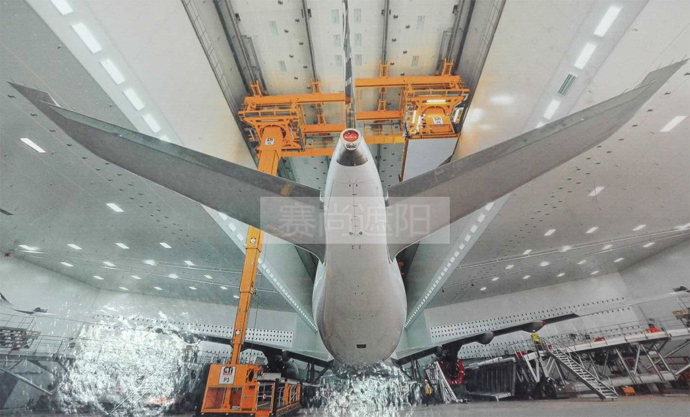 空客天津窗簾工程進場