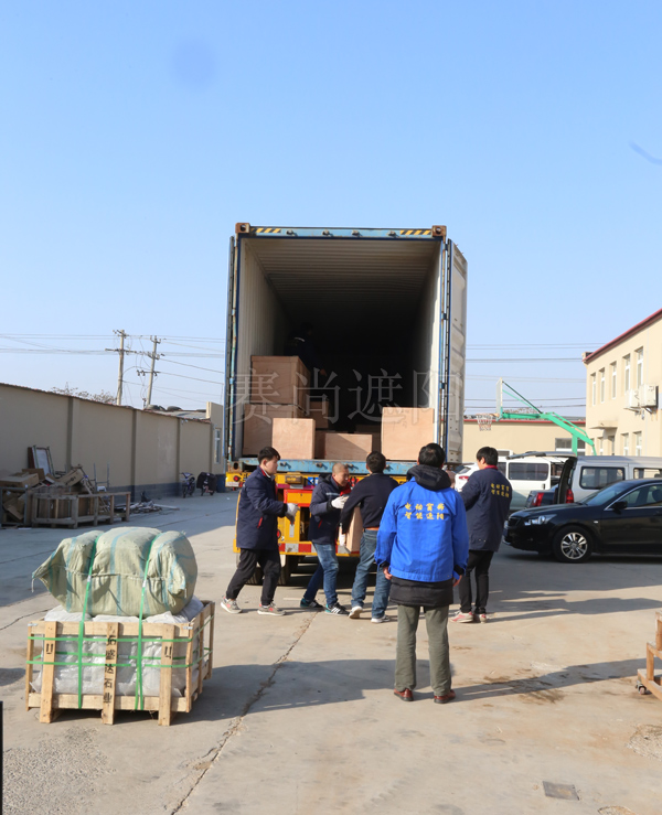 中剛非洲銀行新大樓電動窗簾項目產(chǎn)品出廠發(fā)貨