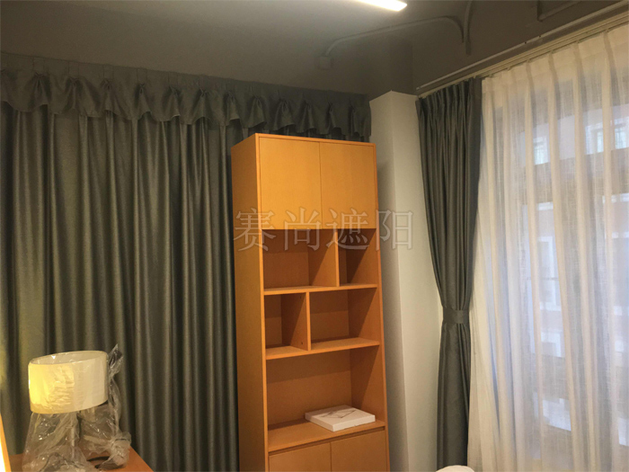 陽光保險集團電動窗簾工程施工照片