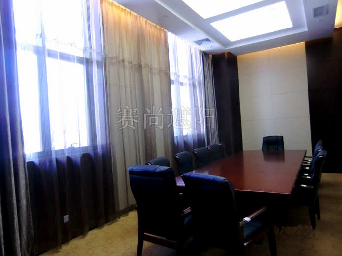 賽尚遮陽援老撾國際會議中心電動窗簾項目實景圖