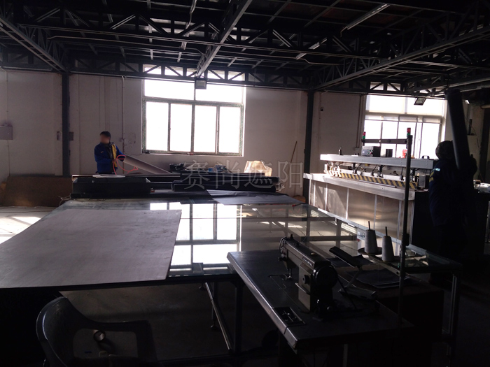 空客天津A330定制廠房窗簾工程相關產品正有序的備貨制作中