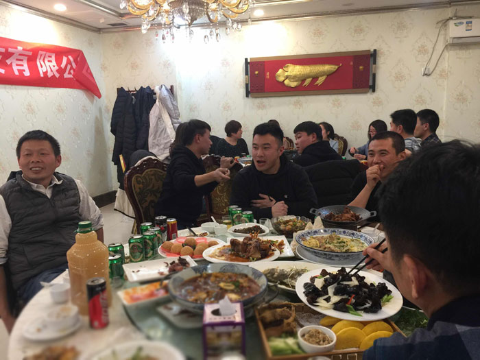 賽尚遮陽2019年春節(jié)放假前聚餐活動
