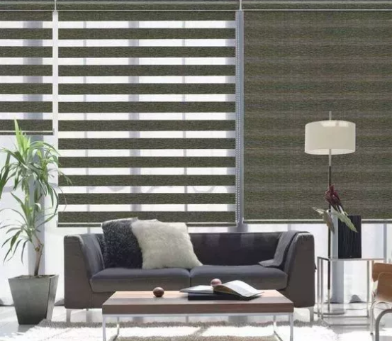 全面的斑馬簾窗飾遮陽結構、安裝和效果圖