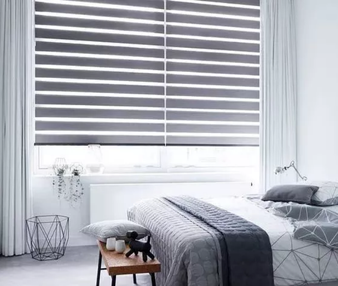 全面的斑馬簾窗飾遮陽結構、安裝和效果圖