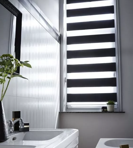 全面的斑馬簾窗飾遮陽結構、安裝和效果圖