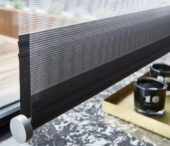 全面的斑馬簾窗飾遮陽結構、安裝和效果圖