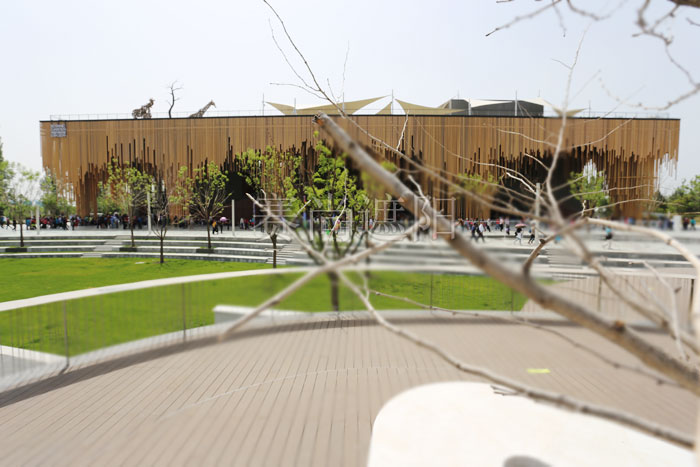 北京世園會萬花筒電動卷簾項目