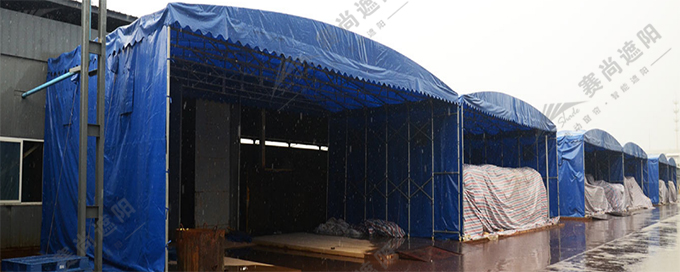 推拉遮陽(yáng)棚實(shí)景圖2