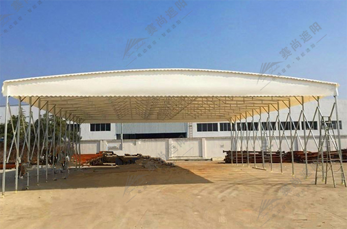 推拉遮陽(yáng)棚實(shí)景圖3