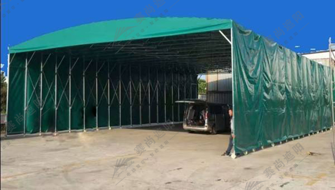 推拉遮陽(yáng)棚實(shí)景圖4