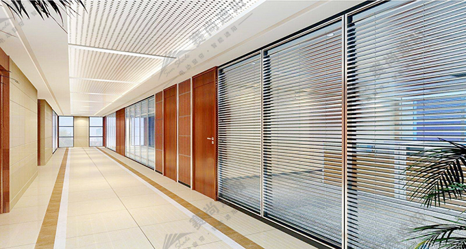 電動中空鋁百葉簾實景圖 電動中空鋁百葉簾實景圖