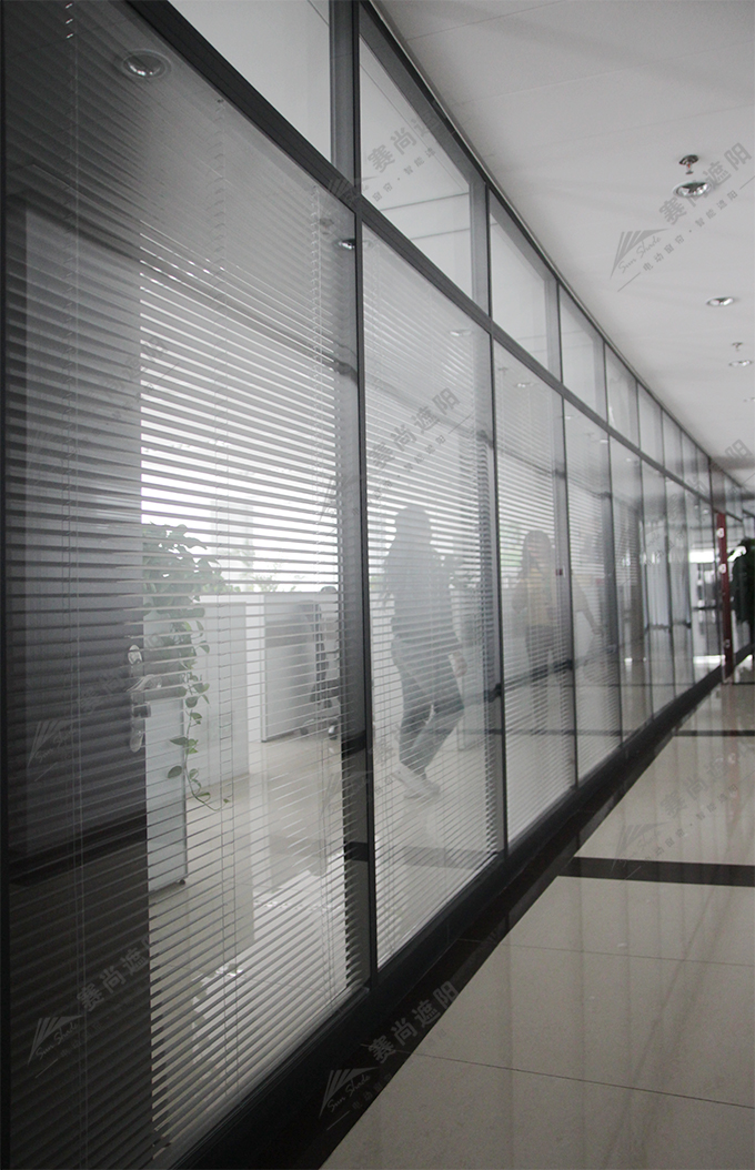 電動中空鋁百葉簾實景圖 電動中空鋁百葉簾實景圖