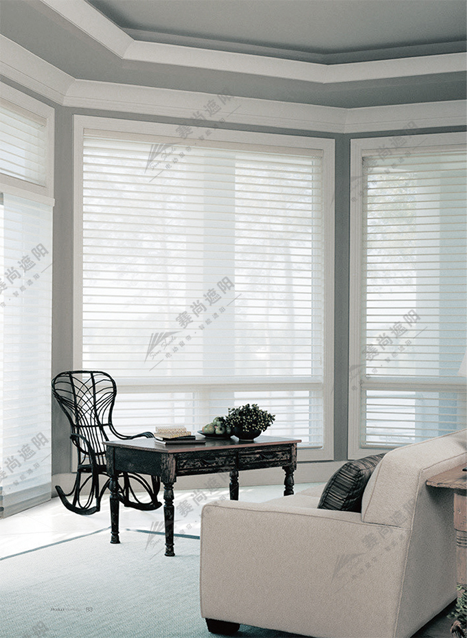 電動香格里拉簾實景圖