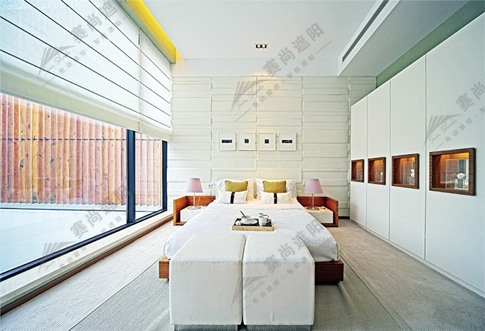 電動羅馬簾實景圖 電動羅馬簾實景圖