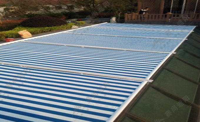 圖二:電動天幕案例圖 圖二:電動天幕案例圖