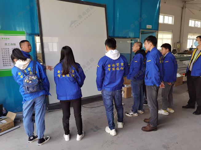 圖：培訓(xùn)現(xiàn)場(chǎng)，總經(jīng)理發(fā)言