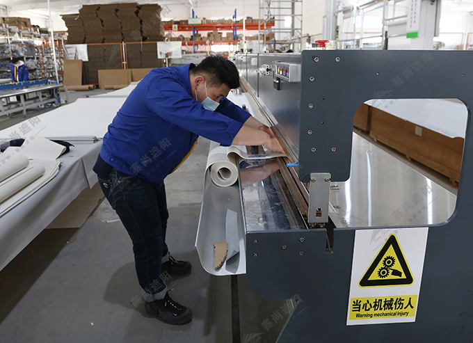 圖二室內電動卷簾加工