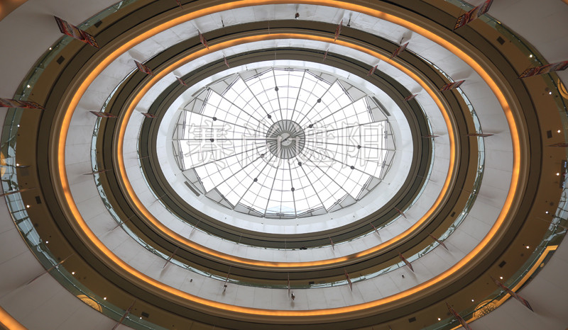 FTS電動天棚簾商場遮陽應用