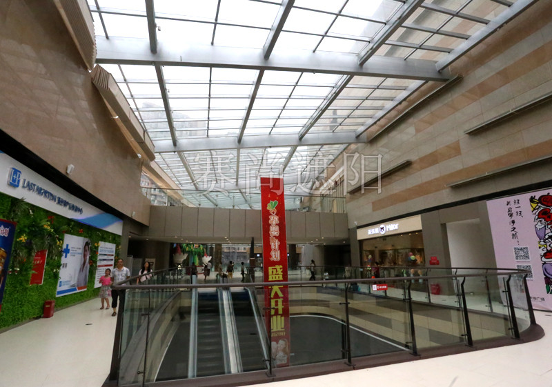 FCS電動天棚簾商場遮陽應用